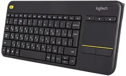Клавіатура бездротова Logitech K400 Plus Black (920-007145) - мініатюра 2