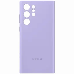 Чохол-накладка Samsung Silicone Cover для Samsung Galaxy S22 Ultra SM-S908 Fresh Lavender (EF-PS908TVEGRU) - мініатюра 3