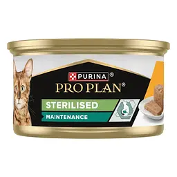 Набір: Вологий корм Purina Pro Plan для дорослих стерилізованих котів, мус з куркою 12х85 г - мініатюра 5