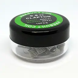 Комплект спіралей PREBUILT Clapton Coil 0.8 10 шт Ом (bs065) - мініатюра 3