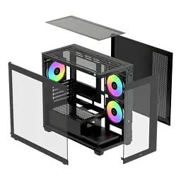 Корпус для ПК OCYPUS GAMMA C52 BK ARGB (GAMMA-C52-BKD300XX-GL) - мініатюра 8