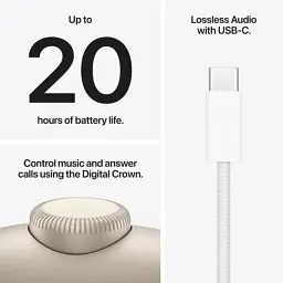 Навушники Apple AirPods Max 2 Starlight (MHWL4ZE/A) - мініатюра 7
