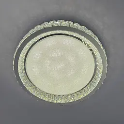 Стильна стельова LED-люстра для вітальні Linisoln 3218-500 CH хром 140 Вт до 18 м2 - мініатюра 6