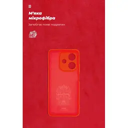 Чохол до мобільного телефона Armorstandart ICON OPPO A3 4G / A3x 4G Camera cover Red (ARM80885) - мініатюра 4