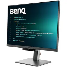 Монітор TFT 28.2" BenQ RD280U, IPS, 3840x2560, 3:2, USB-C, HDMI, DP, HAS, Pivot, колонки, металік-сірий (9H.LM1LJ.TBE)