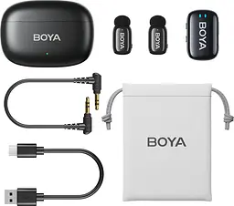 Микрофон Boya mini-18 TRS for camera Black (mini-18) - миниатюра 2