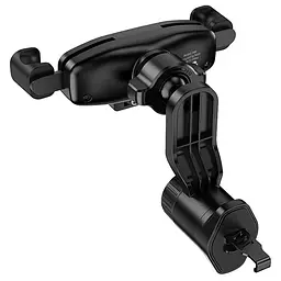 Автотримач Hoco H66 Gamble gravity linkage (air outlet) Black - мініатюра 2