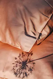 Комплект постільної білизни сатин Tea rose рожевий - двоспальний