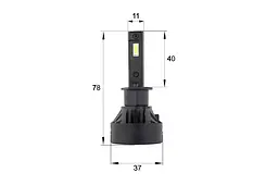 Комплект світлодіодних ламп Infolight S1 H1 50W - мініатюра 3