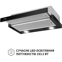 Витяжка Perfelli TL 602 BL LED - мініатюра 3