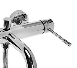 Змішувач для ванни Rea Lungo Diamond chrome REA-B6447 - мініатюра 2
