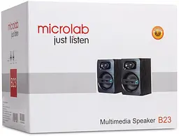 Акустична система Microlab 2.0 B-23 6Вт MDF USB Black (B-23) - мініатюра 3