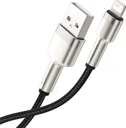 Кабель Baseus Cafule Metal USB to Lightning 2м Black (CALJK-B01) [73380] - мініатюра 2
