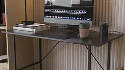 Стіл письмовий Line Тайм Ferrum-decor 750x1200x600 Чорний метал ДСП Сосна Кембра 16 мм (FRD-104887) - мініатюра 3