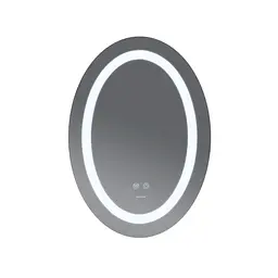 Дзеркало Mixxus Plain MV03-50x70 (LED Touch, антизапотівання, димер, регулювання яскравості) MI6664 - мініатюра 2