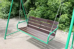 Гойдалки садові, лавка на ланцюгах - мініатюра 4