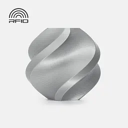 Пластик для 3D друку Bambu Lab PLA Basic Сріблястий (Silver, 10102), філамент 1.75 мм, 1 кг, без котушки