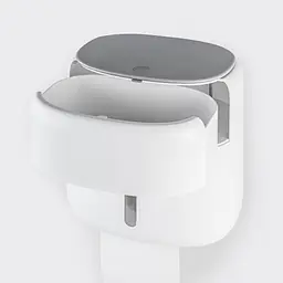 Тримач для туалетного паперу МВМ My Home 230x162x235 мм (BP-44 WHITE/GRAY) - мініатюра 5