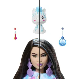Лялька Barbie Cutie Reveal Кольорові пухнастики - зебра (HRK39) - мініатюра 5