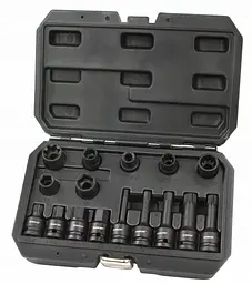 Набір головок для обслуговування гальмівних супортів Mar-Pol M58279, 1/2", 16 шт. + кейс - мініатюра 3