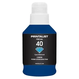 Чорнило Printalist Canon GI-40 для G5040/G6040 190г Cyan (PL40C)