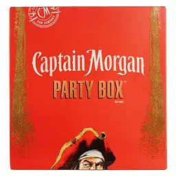 Набір Captain Morgan Party Box: Ромовий напій Captain Morgan Spiced Gold, 0,7 л, 35% + Ромовий напій Captain Morgan Spiced Black, 0,7 л, 40% - мініатюра 11