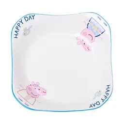 Дитяча тарілка Happy day порцелянова 350 мл, блакитний Yiwu HP-15-16