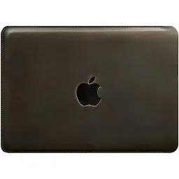Шкіряний чохол BlankNote Crazy Horse для MacBook 13 дюймів Темно-коричневий - мініатюра 8