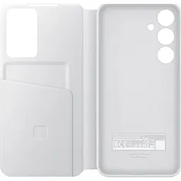 Оригінальний чохол-книжка Smart View Wallet Case для Galaxy S24 Plus White (S926) EF-ZS926CWEGWW - мініатюра 7