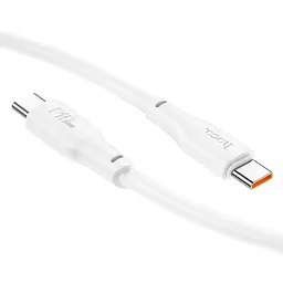 Кабель USB Hoco X93 Force fast charging 240W Type-C to Type-C 1 м White - мініатюра 6