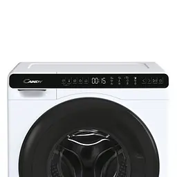 Пральна машина Candy фронтальна 5 кг 1200 A+++ 44 см дисплей інвертор люк чорний висота 70 см білий - мініатюра 5
