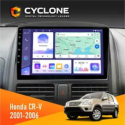 Штатна магнітола Honda CR-V 2001-2006 Cyclone C9-011 4x64, DSP Cyclone (НФ-00006977)