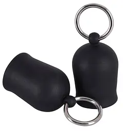Помпи для сосків Orion Black Velvets 4 см чорний