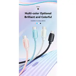 Дата кабель USB-C to USB-C 2.0m 100W blue Essager (EXCTT1-WLA03-P) - мініатюра 4