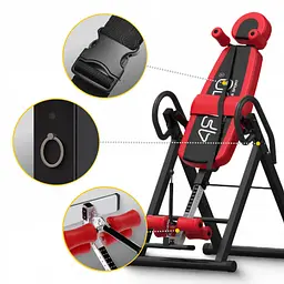 Стіл інверсійний 4FIZJO регульований 4FJ0654 Black/Red (P-5905973401944)