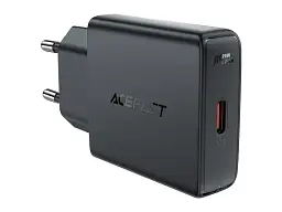 Мережевий зарядний пристрій Acefast A65 20 W USB-C Black (6974316282686)