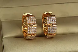 Сережки Xuping Jewelry народження Венери 1.9 см золотисті - мініатюра 2