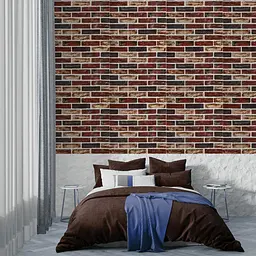 Самоклеюча 3D панель Sticker Wall 700х700х5мм Цегла клінкер бежева 417 SW-00001183 - мініатюра 5
