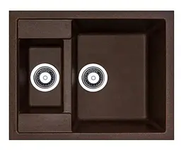Кухонна мийка Adamant Duplex 610x495x200 mokko 492223, Коричневий