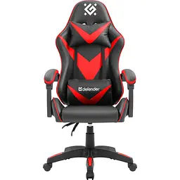Кресло игровое Defender xCom, Класс 4, 50мм ПУ, черное