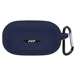 Силіконовий чохол для навушників JBL Wave Flex 2, Hang Case, синій, ультратонкий захисний кейс товщиною 2 мм, захист від подряпин, пилу та ударів, компактний, з карабіном для кріплення, ArmorStandart (ARM83228)
