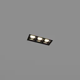 Вбудований світильник Skarlat RSL74145 3x2W BK 3000K