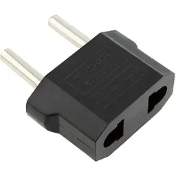 Перехідник China to EU adaptor чорний