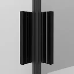 Душове огородження Square Slide AM.PM Gem 120×80 см, прозоре скло, чорний матовий профіль W90UG-403-120280-BT - мініатюра 5