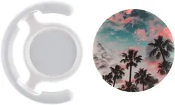 Тримач телефону TOTO Popsocket plastic BNS-C 845 Tree Palm (White) - мініатюра 2