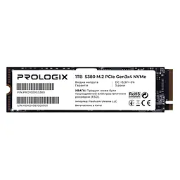 Накопичувач SSD ProLogix m.2 NVMe 1TB S380 (PRO1000GS380)