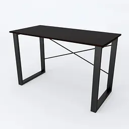 Письмовий стіл Ferrum-decor Драйв 750x1200x600 Чорний метал ДСП Венге Магія 16 мм (FRD-105352) - мініатюра 3