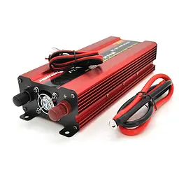 Інвертор напруги Voltronic NV-2500 (1500Вт)+LCD, 12/220V, approximated, 1 універсальна розетка, клеми - мініатюра 2