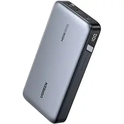 УМБ Ugreen 25000mAh 145W 2xUSB C+USB A, PD3.0+QC3.0, сквозное питание 65Вт (PB205) (90597A)