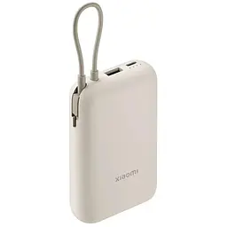 Зовнішній акумулятор вбудований кабель Xiaomi 10000mAh Integrated Cable (BHR9072GL) - мініатюра 5